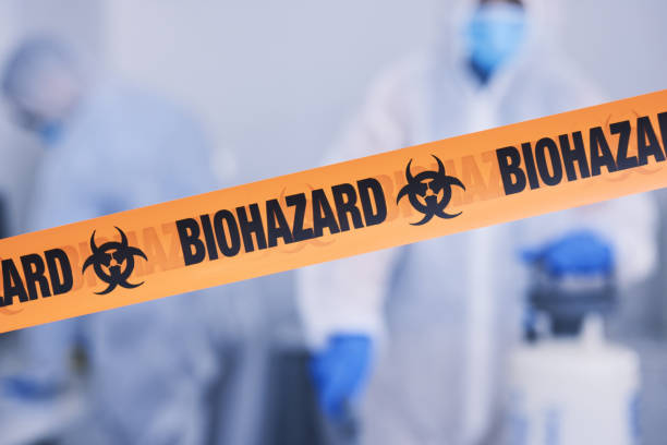 Professional Biohazard Cleanup technician working in Calabasas, CA